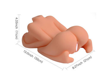 Half Body Mini Realistic Big Fat Ass Vagina TPR Flesh Male Masturbator Sex Doll