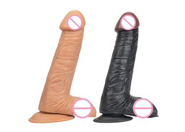 9" Women Sex Toy Realistic Soft Silicone Huge Dick Dong Penis Dildo Suction Cup