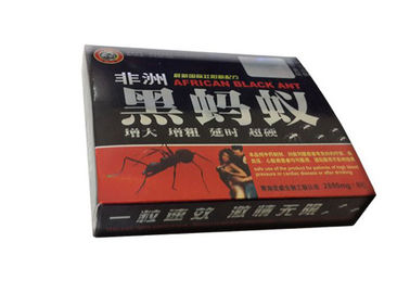 Capsule nere africane dell'ingrandimento dell'organo di Ant Herbal Enhancement Pills Natural