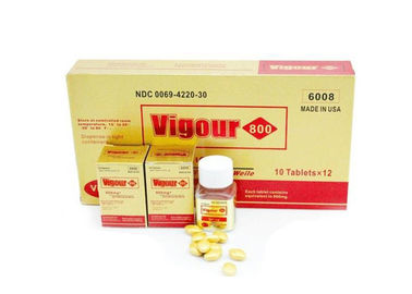 Pillole di erbe naturali di potenziamento di ED degli uomini dell'oro di vigore 800mg